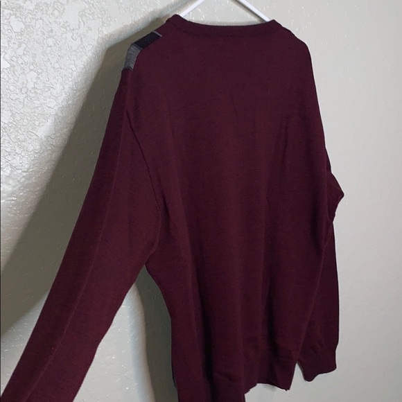 Montechiaro Maroon Mens Sweater - Picture 6 of 6